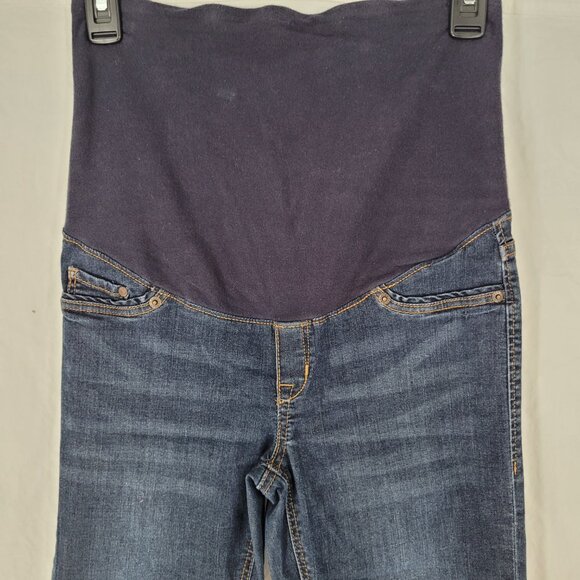H&M &Denim Maternity Jeans Mama Super Skinny High Rib Medium Wash Women's 6 - Picture 4 of 16